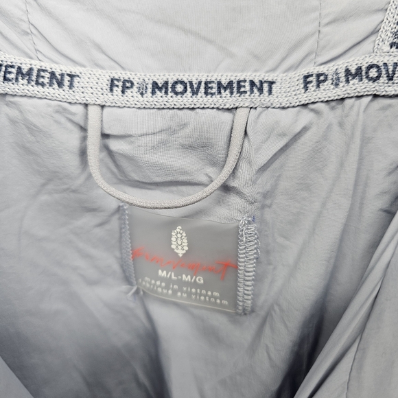 Free People Movement M/L Blue Billie Boxy Lightweight Insulated Jacket Oversize - Picture 6 of 10